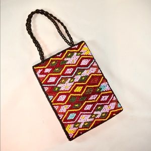Small beaded evening purse